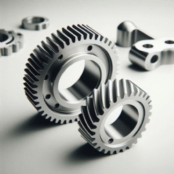 Gear hobbing with carbon steel material with Induction hardening 45~52 HRC