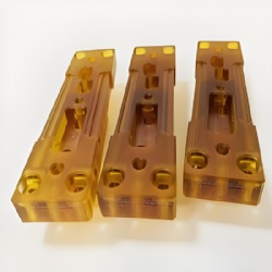 Precision machining ULTEM 1000 plastic parts for battery body connector lip