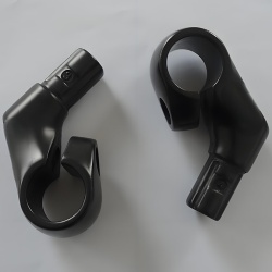 Custom Aluminum Die Casting Components with Surface Black Anodizing for Detachable Bicycles