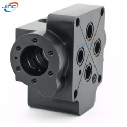 CNC machining Automotive parts with black anodized