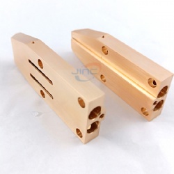 CNC milling red copper parts for electronic products