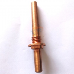 Customized CNC machining red copper parts for shaft parts