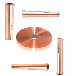 CNC turning red copper parts for pins,aerospace parts