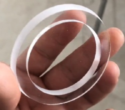 CNC machining milling PMMA clear ring parts