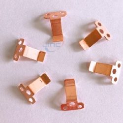 Power switch shrapnel copper stamping parts copper tin plating